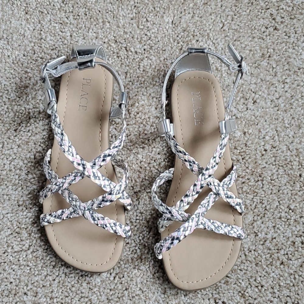 Iridescent Girl's Sandals